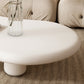 Nordic Irregular 4 Legs Coffee Table 11.8" H Wood Cocktail Table Clearhalo 'Coffee & Accent Tables' 'Coffee Tables' 'coffee_tables' 'furn' 'furn_coffee_tables' 'Furniture' 'Living Room Furniture' 6217836