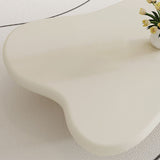 Nordic Irregular 4 Legs Coffee Table 11.8" H Wood Cocktail Table