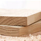 Solid Wood 4 Legs Coffee Table Nordic 17.7" High Cocktail Table
