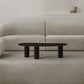 Round Black/White Coffee Table 3 Legs 1 Single Cocktail Table