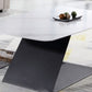 Pedestal 1 Single Coffee Table Luxurious Stone Top Cocktail Table
