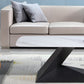 Pedestal 1 Single Coffee Table Luxurious Stone Top Cocktail Table