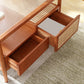 4 Legs Coffee Table Modernism Wood Cocktail Table in Natural