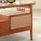 4 Legs Coffee Table Modernism Wood Cocktail Table in Natural