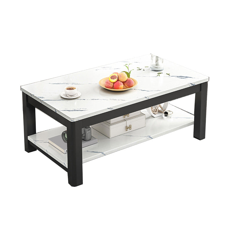 Tavolino da caffè moderno in vetro con 4 gambe e 1 ripiano. Tavolino da cocktail semplice