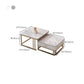 Frame Base 2 Nesting Coffee Table with Storage Metal Coffee Table Set Clearhalo 'Coffee & Accent Tables' 'Coffee Tables' 'coffee_tables' 'furn' 'furn_coffee_tables' 'Furniture' 'Living Room Furniture' 6218006