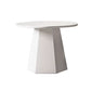 Mid-Century Iron Round Pedestal Coffee Cocktail Table Set in Black & White