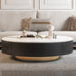Metal Drum Coffee Table with Storage Round Cocktail Table in Black Clearhalo 'Coffee & Accent Tables' 'Coffee Tables' 'coffee_tables' 'furn' 'furn_coffee_tables' 'Furniture' 'Living Room Furniture' 6218028