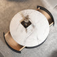Metal Drum Coffee Table with Storage Round Cocktail Table in Black Clearhalo 'Coffee & Accent Tables' 'Coffee Tables' 'coffee_tables' 'furn' 'furn_coffee_tables' 'Furniture' 'Living Room Furniture' 6218031