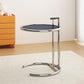 Modern Glass Round Side End Table C Sofa Corner Table For Living Room