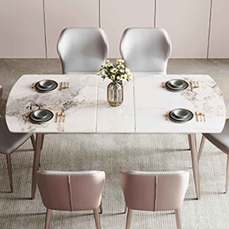 Table à manger extensible rectangle table à manger moderne pour salle à manger