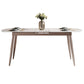Table à manger extensible rectangle table à manger moderne pour salle à manger
