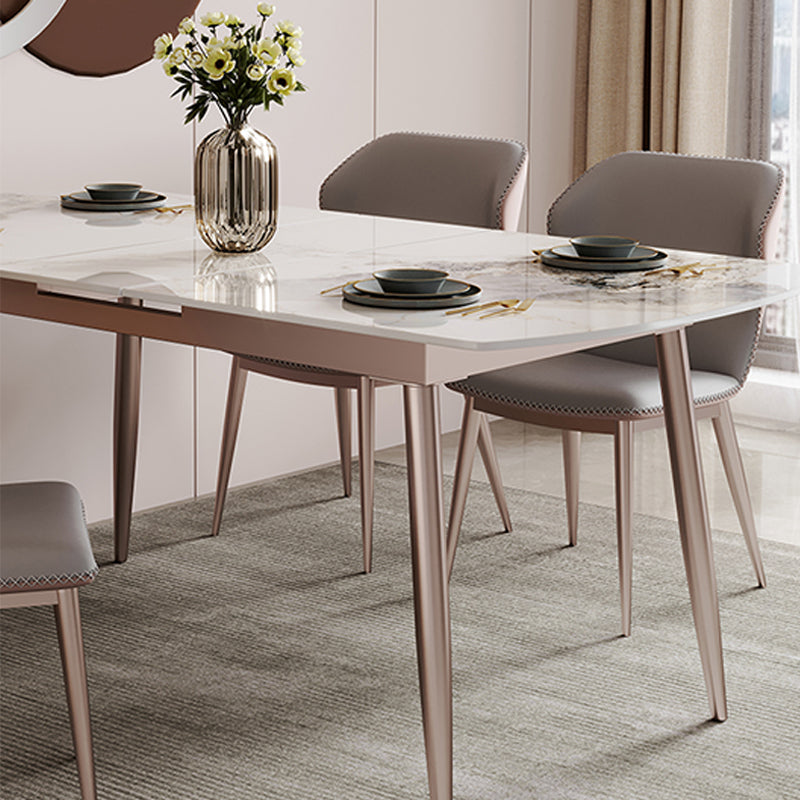 Table à manger extensible rectangle table à manger moderne pour salle à manger