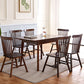 Modern Dining Table Extendable Solid Wood Dining Table for Dining Room