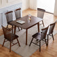 Modern Dining Table Extendable Solid Wood Dining Table for Dining Room