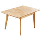 Modern Dining Table Extendable Solid Wood Dining Table for Dining Room