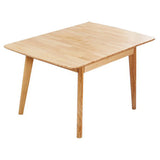 Modern Dining Table Extendable Solid Wood Dining Table for Dining Room