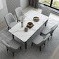 Modern Dining Table Rectangle Extendable Dining Table for Dining Room