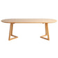 Oval Dining Table Simplicity Solid Wood Table for Dining Room