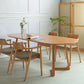 Oval Dining Table Simplicity Solid Wood Table for Dining Room