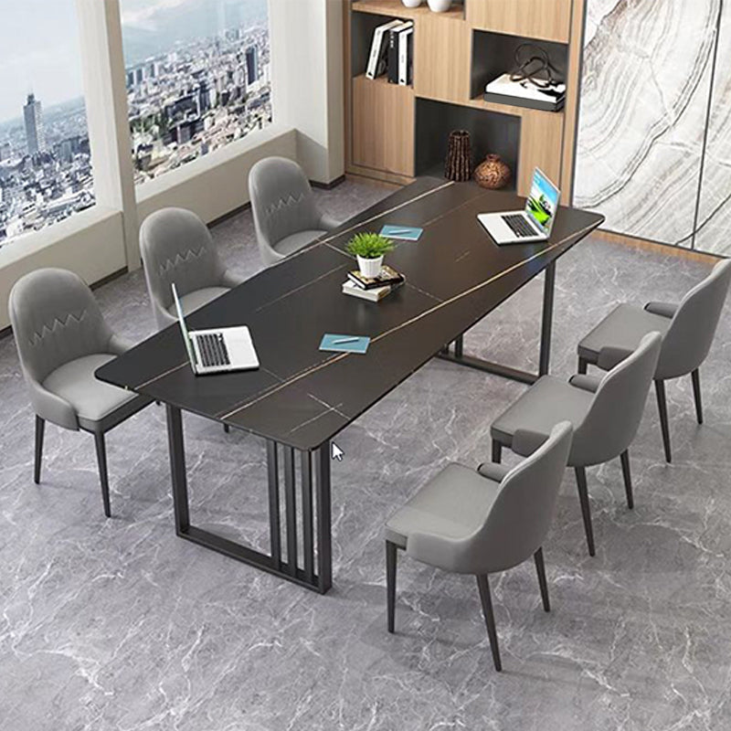 Traditional Luxury Dining Table Rectangle Slate Dining Table for Dining Room