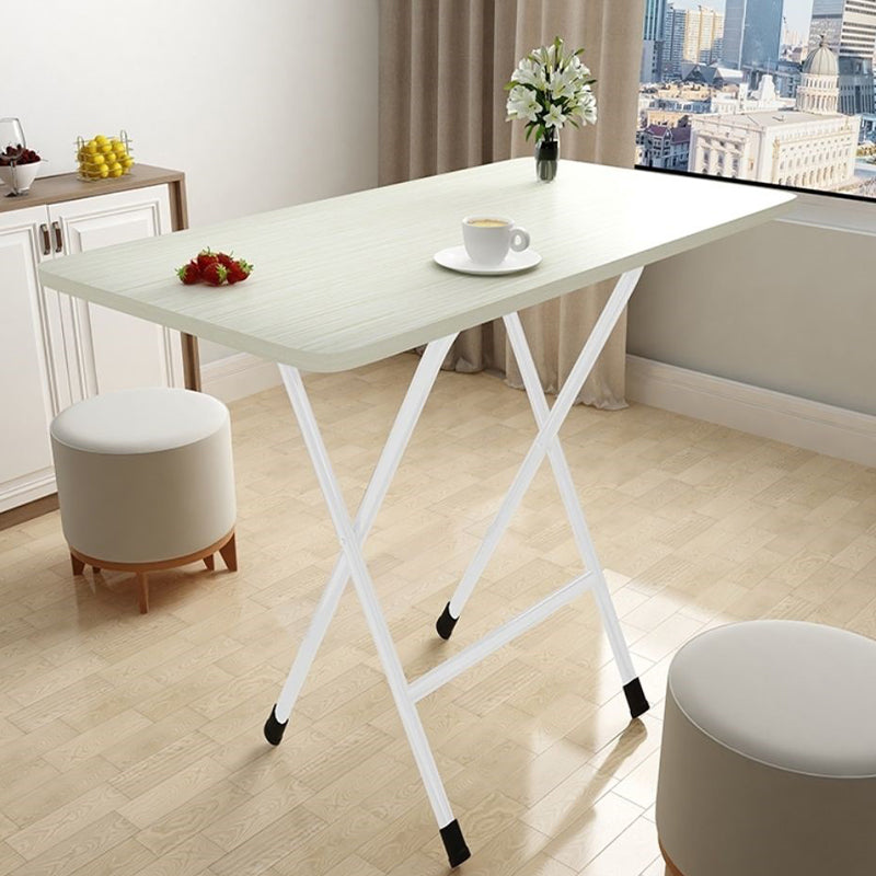 Simplicity Style Rectangle Dining Table Wooden Folding Kitchen Table Clearhalo 'Dining Tables & Seating' 'Dining Tables' 'dining_table' 'furn' 'furn_dining_table' 'Furniture' 'Kitchen & Dining Furniture' 6218480