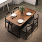 Double Pedestal Kitchen Table Industrial Solid Wood Dining Room Desk