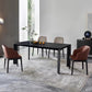 Industrial Rectangle Dining Room Table Solid Wood Fixed Kitchen Desk Black 63"L x 27.6"W x 29.5"H Without Chairs Clearhalo 'Dining Tables & Seating' 'Dining Tables' 'dining_table' 'furn' 'furn_dining_table' 'Furniture' 'Kitchen & Dining Furniture' 6218676