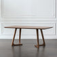 Home Rectangle Fixed Table Industrial Solid Wood Double Pedestal Dining Desk Without Chairs Clearhalo 'Dining Tables & Seating' 'Dining Tables' 'dining_table' 'furn' 'furn_dining_table' 'Furniture' 'Kitchen & Dining Furniture' 6218697