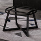Metal and Stone Table Glam Style Minimalist Family Round Dining Table for Home