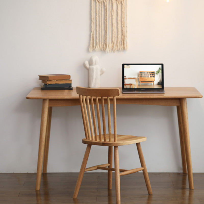 Traditionele keuken Dining zijstoel houten zijdestoelen in natuurlijke