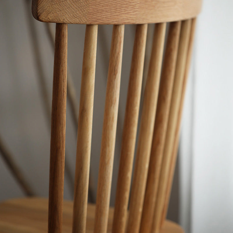 Traditionele keuken Dining zijstoel houten zijdestoelen in natuurlijke