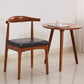 Silla lateral contemporánea de madera silla de comedor de madera abierta para casa