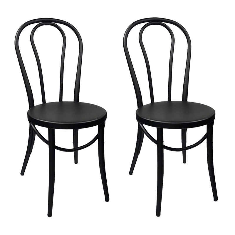 Industrial Kitchen Dining Side Chair Open Back Dining Side Chair