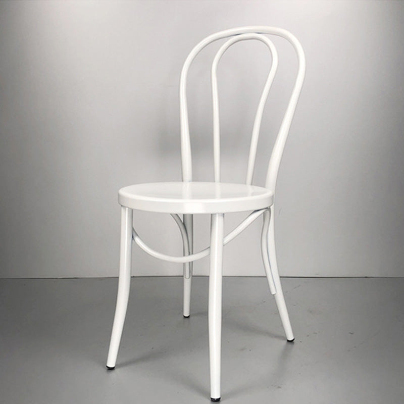 Industrial Kitchen Dining Side Chair Open Back Dining Side Chair