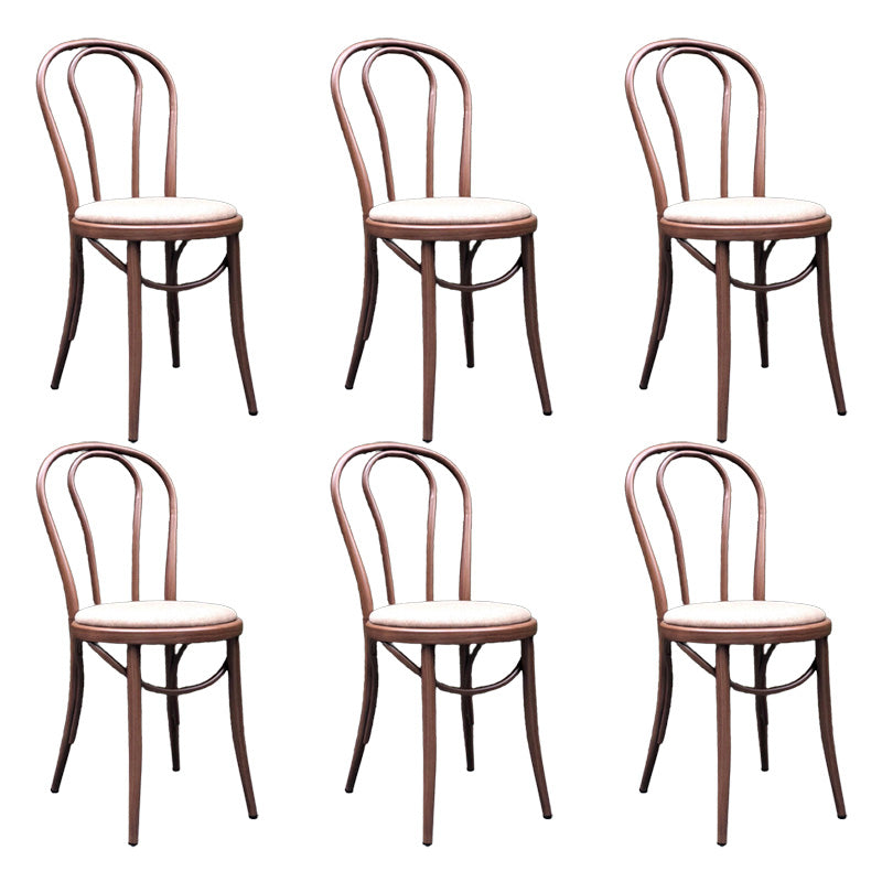 Industrial Kitchen Dining Side Chair Open Back Dining Side Chair