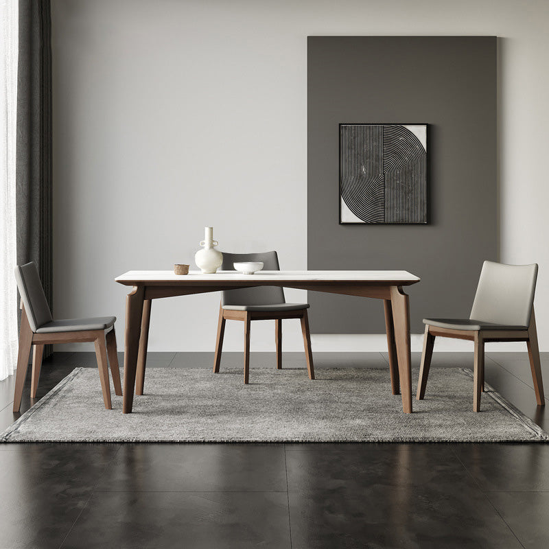 Traditionele stijl stoel houten vaste achterste eetkamerstoel voor eetkamer