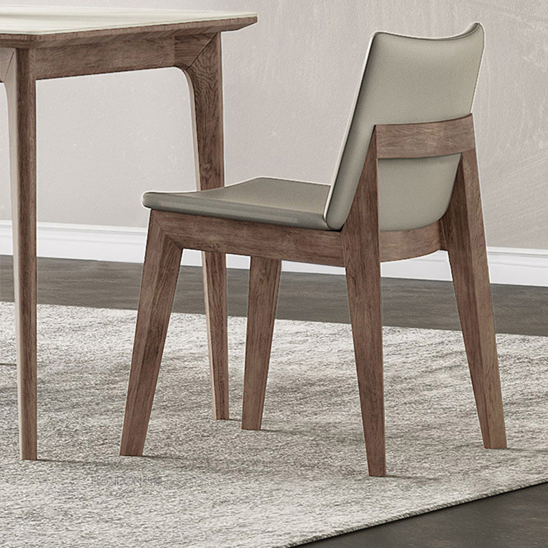Traditionele stijl stoel houten vaste achterste eetkamerstoel voor eetkamer