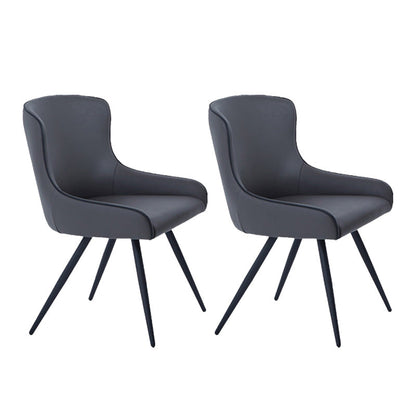 Contemporary Arm Chair Wingback Dining Room Chair for Indoor 2 Piece Set Clearhalo 'Dining Chairs' 'Dining Tables & Seating' 'dining_chair' 'furn' 'furn_dining_chair' 'Furniture' 'Kitchen & Dining Furniture' 6219012