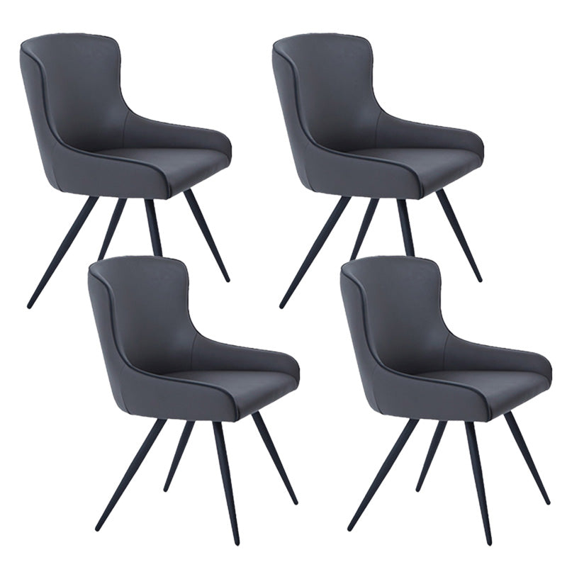 Contemporary Arm Chair Wingback Dining Room Chair for Indoor 4 Piece Set Clearhalo 'Dining Chairs' 'Dining Tables & Seating' 'dining_chair' 'furn' 'furn_dining_chair' 'Furniture' 'Kitchen & Dining Furniture' 6219013