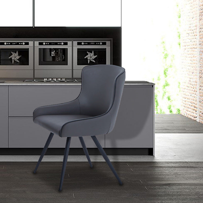 Contemporary Arm Chair Wingback Dining Room Chair for Indoor Clearhalo 'Dining Chairs' 'Dining Tables & Seating' 'dining_chair' 'furn' 'furn_dining_chair' 'Furniture' 'Kitchen & Dining Furniture' 6219014