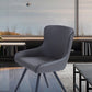 Contemporary Arm Chair Wingback Dining Room Chair for Indoor Clearhalo 'Dining Chairs' 'Dining Tables & Seating' 'dining_chair' 'furn' 'furn_dining_chair' 'Furniture' 'Kitchen & Dining Furniture' 6219016