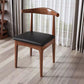 Open Back Side Chair Wood Industrial Dining Room Chair for Kitchen
