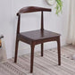 Open Back Side Chair Wood Industrial Dining Room Chair for Kitchen