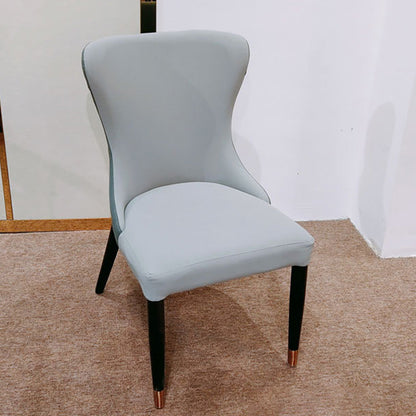 Contemporary Upholstered Dining Chairs Parsons Side Chair in Blue 1 Piece Clearhalo 'Dining Chairs' 'Dining Tables & Seating' 'dining_chair' 'furn' 'furn_dining_chair' 'Furniture' 'Kitchen & Dining Furniture' 6219149