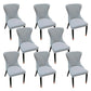 Contemporary Upholstered Dining Chairs Parsons Side Chair in Blue 8 Piece Set Clearhalo 'Dining Chairs' 'Dining Tables & Seating' 'dining_chair' 'furn' 'furn_dining_chair' 'Furniture' 'Kitchen & Dining Furniture' 6219156