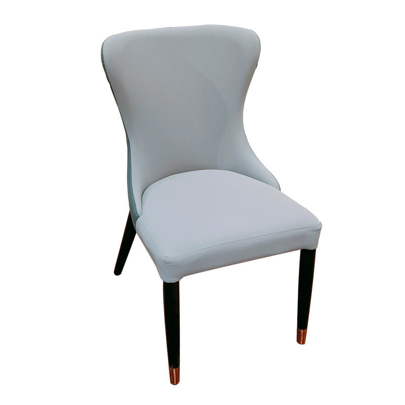 Contemporary Upholstered Dining Chairs Parsons Side Chair in Blue Clearhalo 'Dining Chairs' 'Dining Tables & Seating' 'dining_chair' 'furn' 'furn_dining_chair' 'Furniture' 'Kitchen & Dining Furniture' 6219157