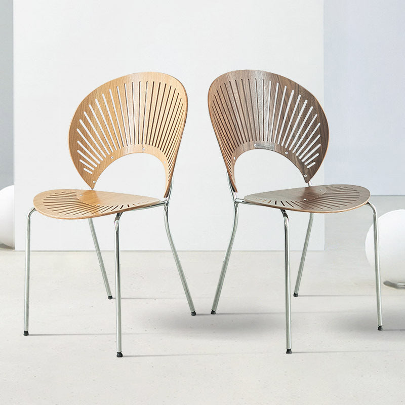 Industrial Metal Dining Room Chair Open Back Dining Chair for Restaurant Use Clearhalo 'Dining Chairs' 'Dining Tables & Seating' 'dining_chair' 'furn' 'furn_dining_chair' 'Furniture' 'Kitchen & Dining Furniture' 6219188