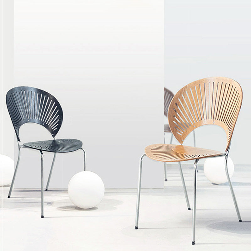 Industrial Metal Dining Room Chair Open Back Dining Chair for Restaurant Use Clearhalo 'Dining Chairs' 'Dining Tables & Seating' 'dining_chair' 'furn' 'furn_dining_chair' 'Furniture' 'Kitchen & Dining Furniture' 6219208