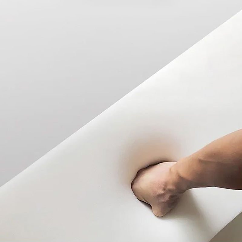 Moderne stijl faux lederen stoelarmloze metalen zijstoel voor thuisgebruik